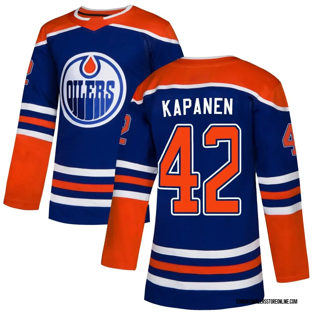 Authentic Men's Kasperi Kapanen Royal Edmonton Oilers Alternate Jersey