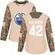 Authentic Women's Kasperi Kapanen Camo Edmonton Oilers Veterans Day Practice Jersey