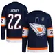 Authentic Youth Jean-Francois Jacques Navy Edmonton Oilers Reverse Retro 2.0 2025 Stanley Cup Final Jersey