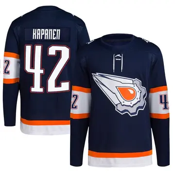 Authentic Youth Kasperi Kapanen Navy Edmonton Oilers Reverse Retro 2.0 Jersey