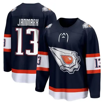 Breakaway Men's Mattias Janmark Navy Edmonton Oilers Special Edition 2.0 Jersey