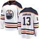 Breakaway Men's Mattias Janmark White Edmonton Oilers Away Jersey
