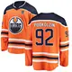 Breakaway Men's Vasily Podkolzin Orange Edmonton Oilers Home 2025 Stanley Cup Final Jersey