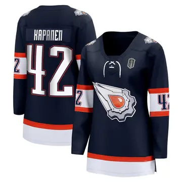 Breakaway Women's Kasperi Kapanen Navy Edmonton Oilers Special Edition 2.0 2025 Stanley Cup Final Jersey