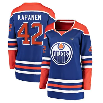 Breakaway Women's Kasperi Kapanen Royal Edmonton Oilers Alternate 2025 Stanley Cup Final Jersey