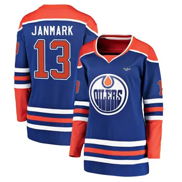 Breakaway Women's Mattias Janmark Royal Edmonton Oilers Alternate 2025 Stanley Cup Final Jersey