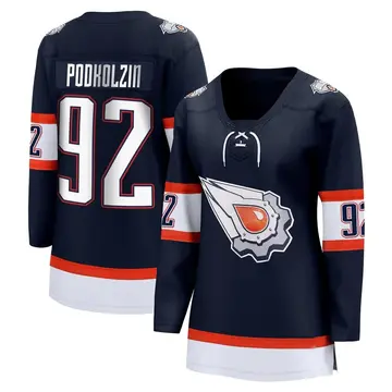 Breakaway Women's Vasily Podkolzin Navy Edmonton Oilers Special Edition 2.0 Jersey