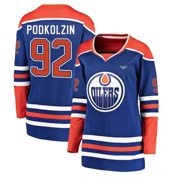 Breakaway Women's Vasily Podkolzin Royal Edmonton Oilers Alternate 2025 Stanley Cup Final Jersey