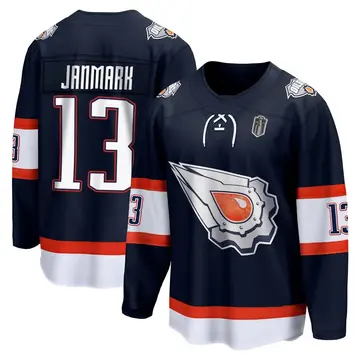 Breakaway Youth Mattias Janmark Navy Edmonton Oilers Special Edition 2.0 2025 Stanley Cup Final Jersey
