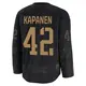 Premium Men's Kasperi Kapanen Black Edmonton Oilers 2024 Military Appreciation Practice Jersey